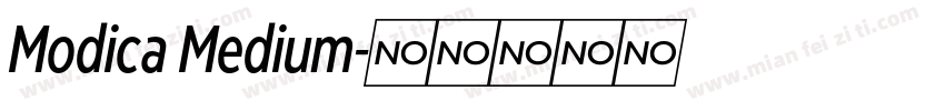 Modica Medium字体转换